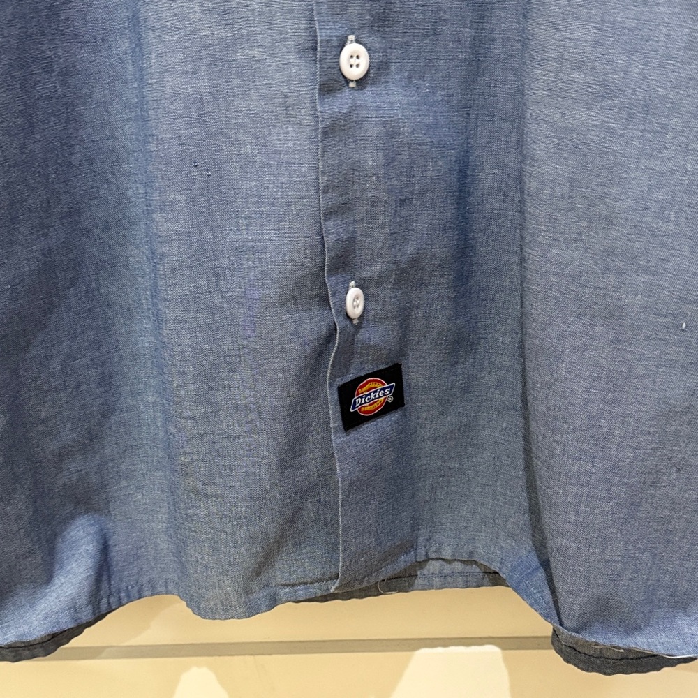 Vintage Dickies Chambray Button-Up Shirt - Picture 4 of 5